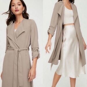 Babaton Quincey Flowy Trench Coat
